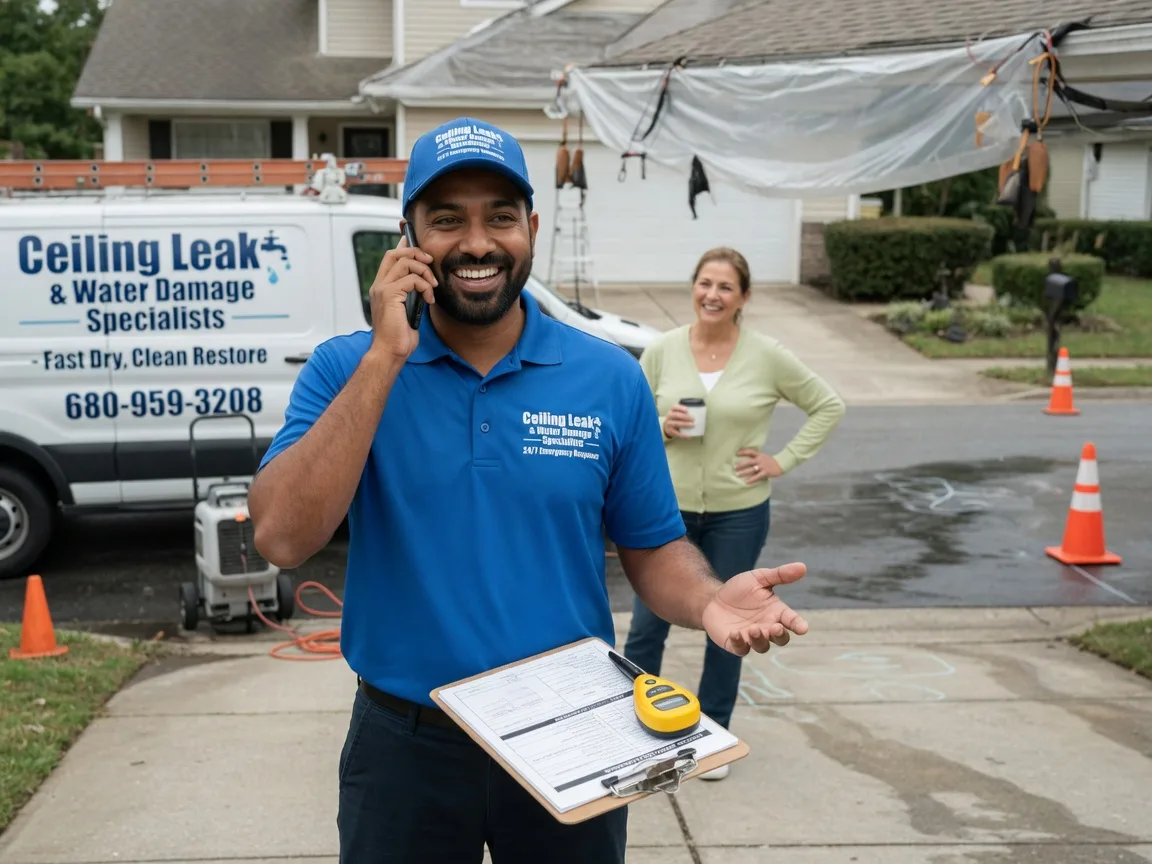 Ceiling Leak Cleanup Forest Home, AL FAQs